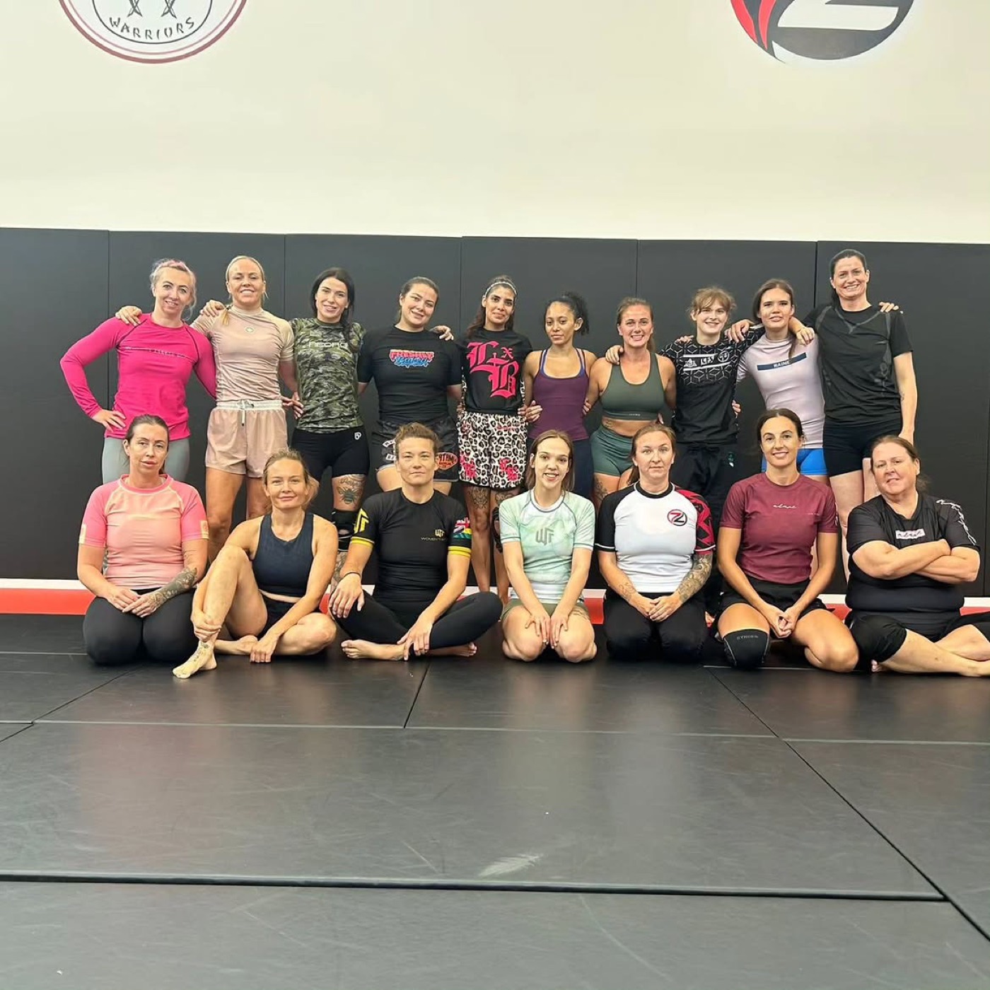 Danielle Tighe with the group at the Zilla women's masterclass