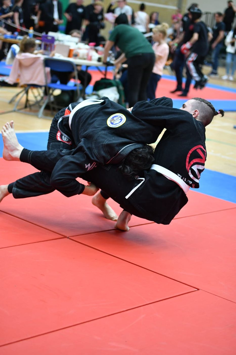 A Zilla member competing in Brazilian Jiu-Jitsu